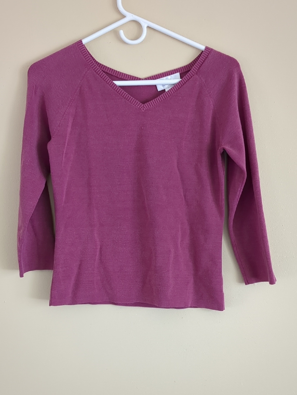 Medium Ann Taylor LOFT Pink Silk Blend Sweater Top